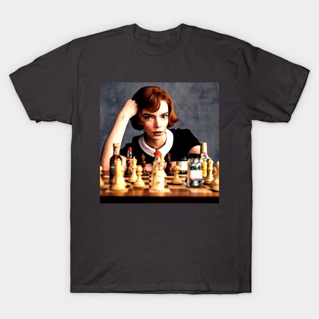 Female Chess Prodigy T-Shirt by Diversions pop culture designs